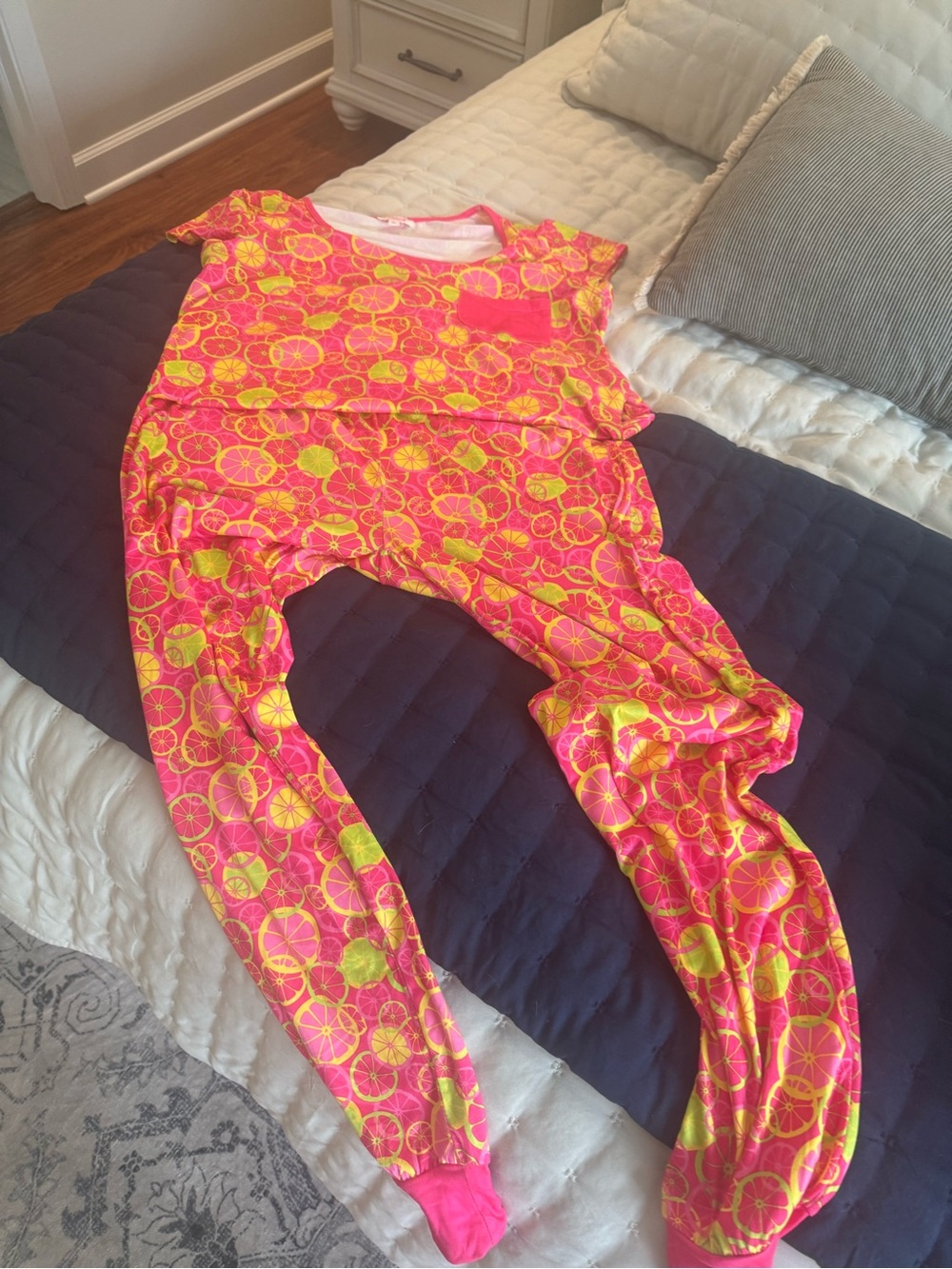Neon Pink Citrus Jordan Jammie’s